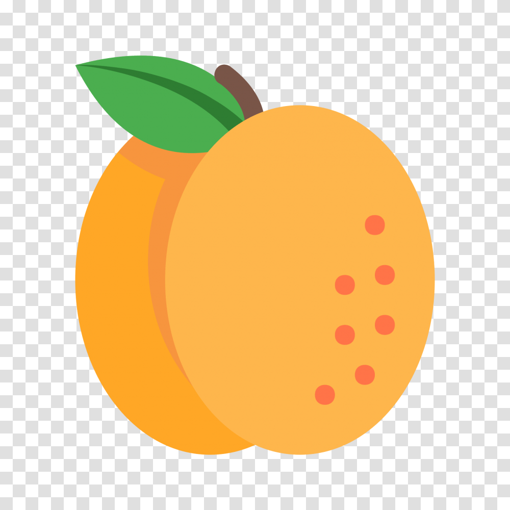 Abricot Icon, Plant, Produce, Food, Fruit Transparent Png