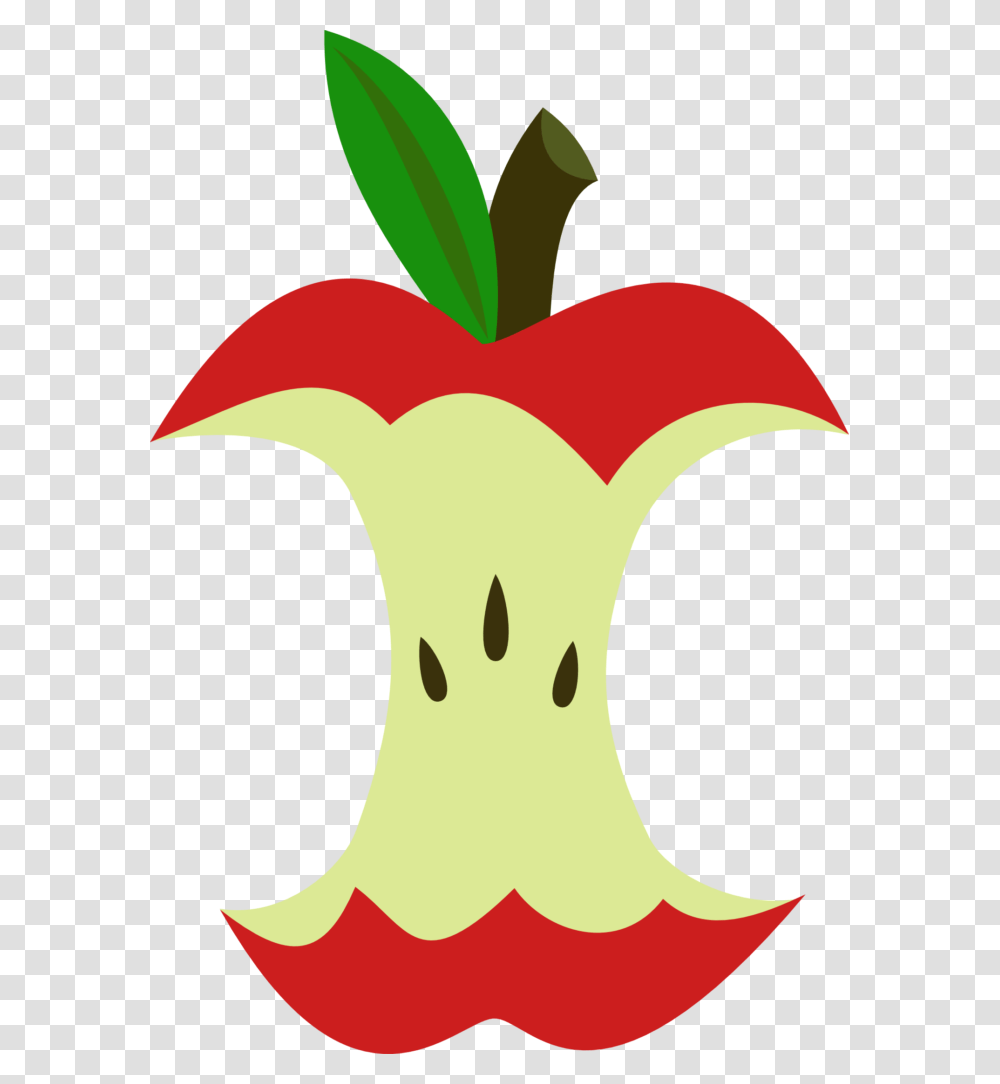 Abs Each Day And Apples On Apple Core Clipart Free Clip, Label, Plant, Food Transparent Png