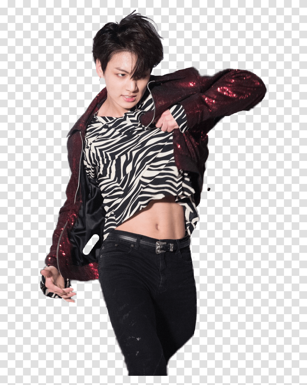Abs Jungkook Fake Love Abs, Sleeve, Apparel, Person Transparent Png