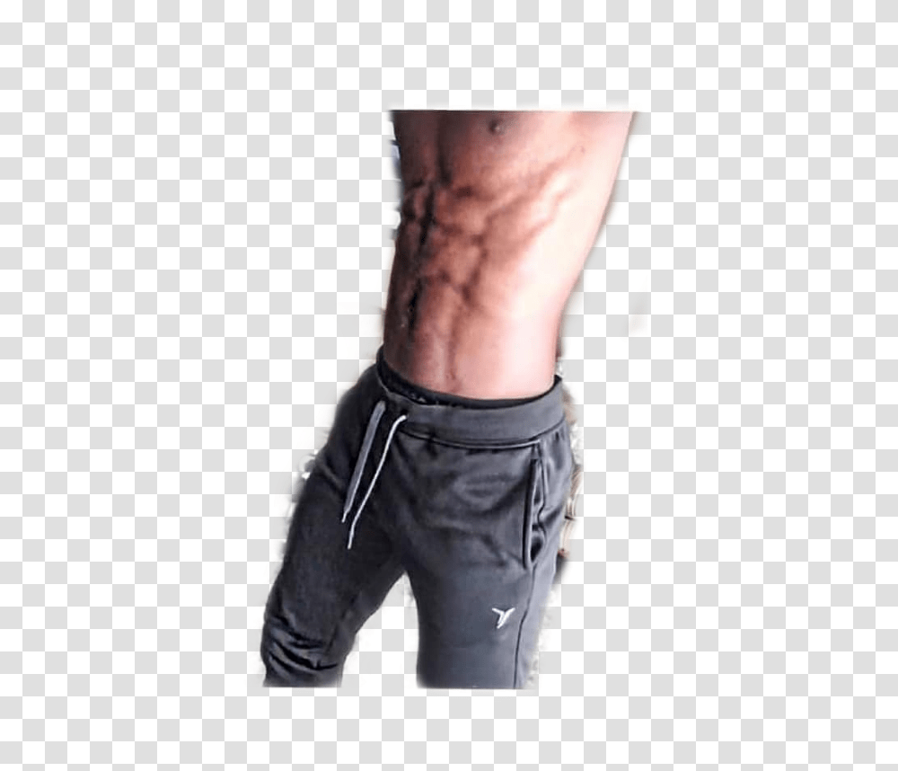 Abs Sixpack Fitness Vegan Freetoedit Male, Person, Human, Back, Neck Transparent Png