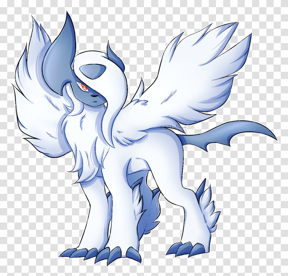 Absol, Eagle, Bird, Animal, Art Transparent Png