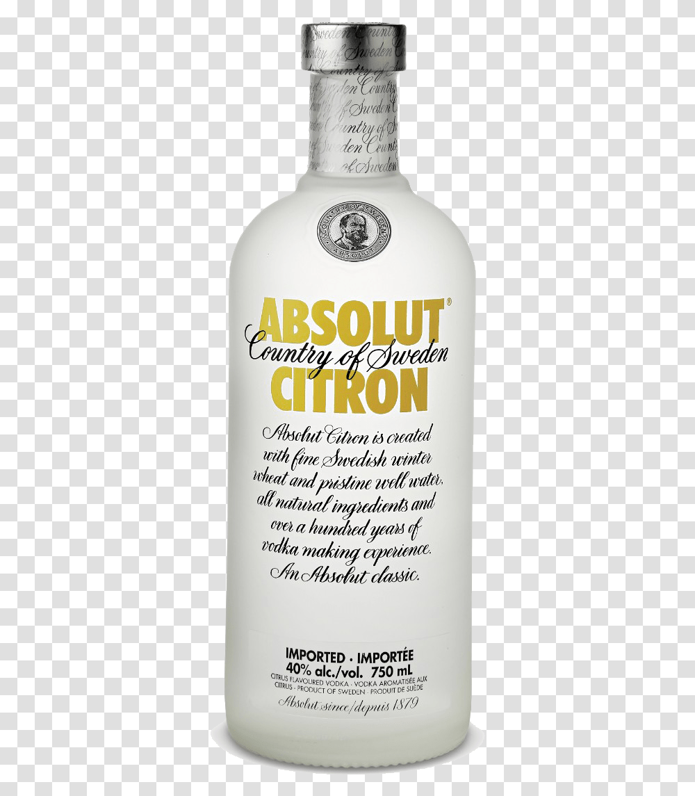Absolut Citron 1ltr Absolut Citron, Beverage, Alcohol, Liquor Transparent Png