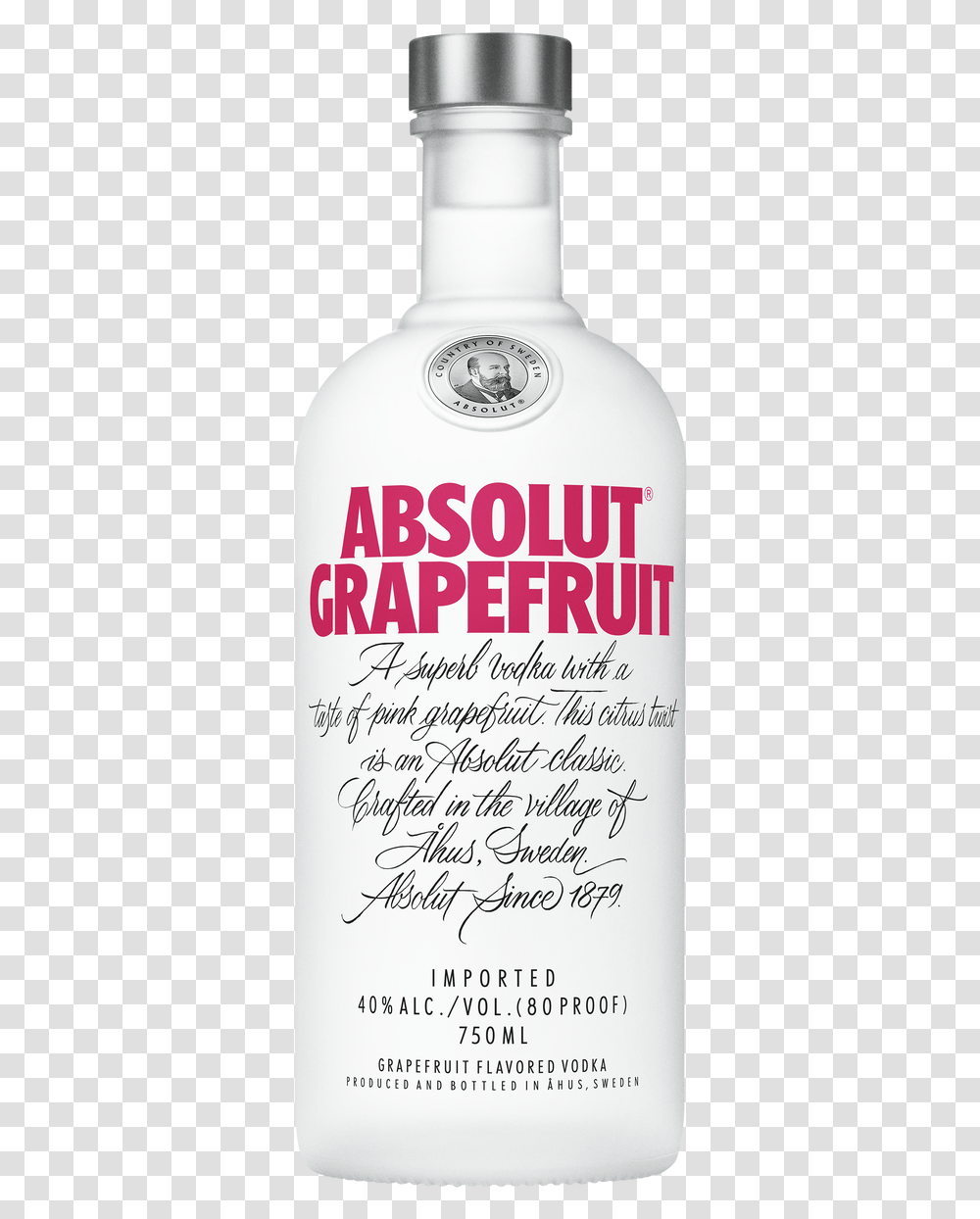 Absolut Grapefruit Vodka Absolut Vodka, Liquor, Alcohol, Beverage Transparent Png