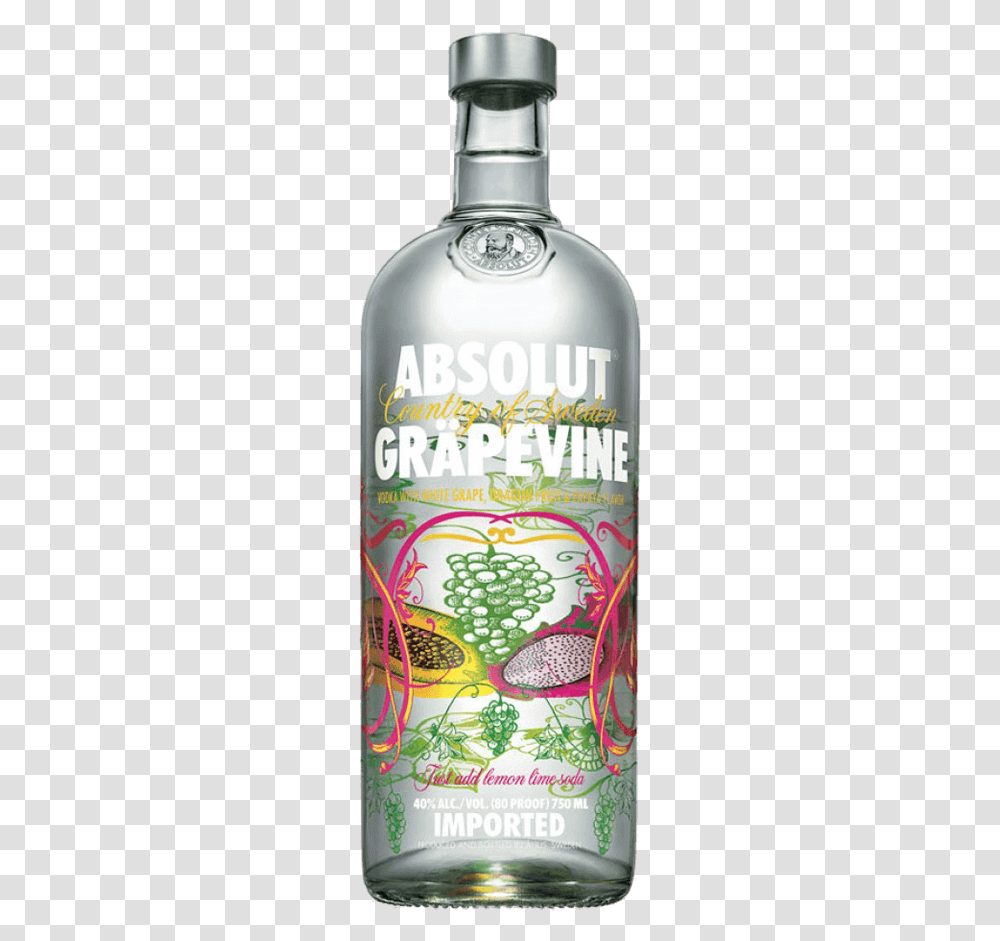 Absolut Grapevine Absolut Vodka Grapevine, Alcohol, Beverage, Tin, Liquor Transparent Png