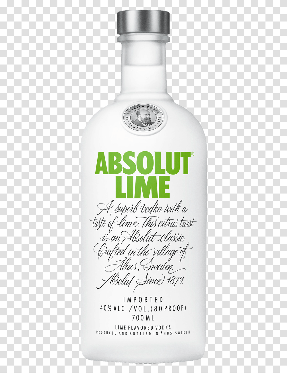 Absolut Lime Vodka, Liquor, Alcohol, Beverage, Drink Transparent Png