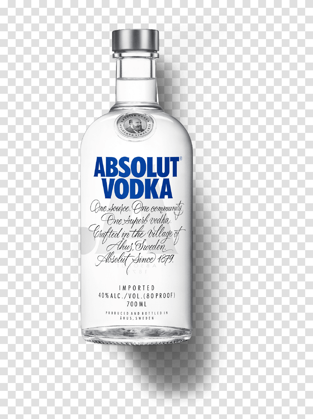 Absolut Vodka, Liquor, Alcohol, Beverage, Drink Transparent Png