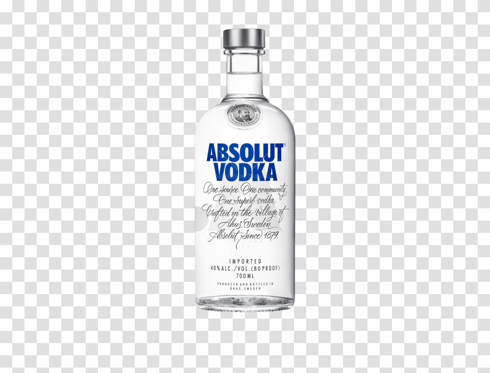 Absolut Vodka, Liquor, Alcohol, Beverage, Drink Transparent Png