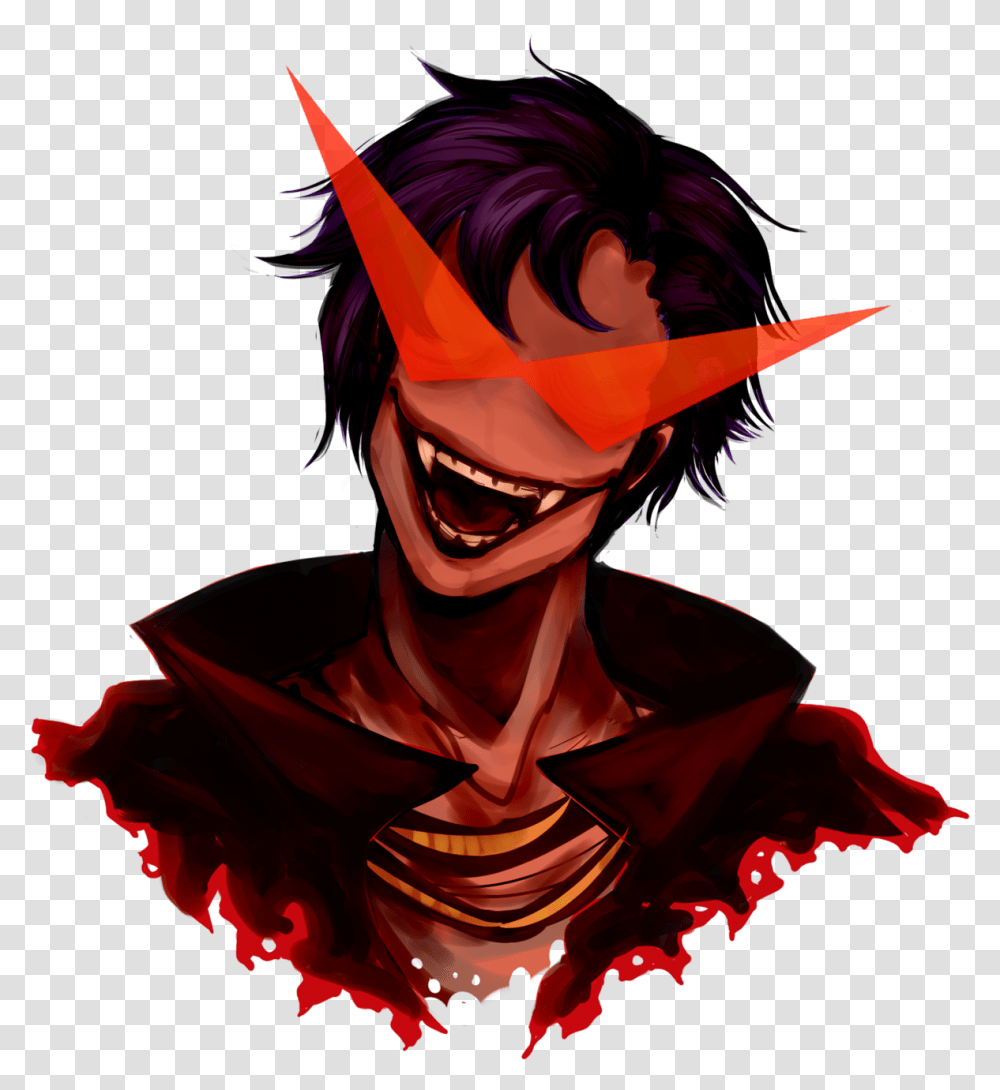 Absolutely Terrible Demonic Kamina I Drew For A Friends Illustration, Person Transparent Png