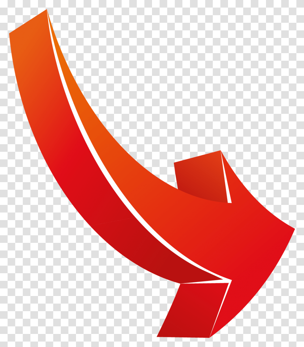 Abstract Angle Arrow Signs Arrowheads Aa Ok Arrow 3d Red, Logo Transparent Png