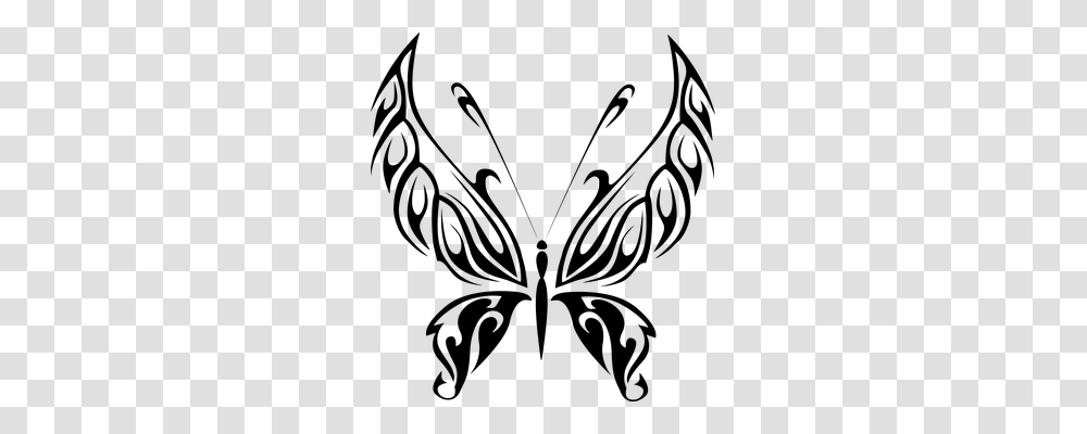 Abstract Animal Black Butterfly Pixaby, Gray, World Of Warcraft Transparent Png