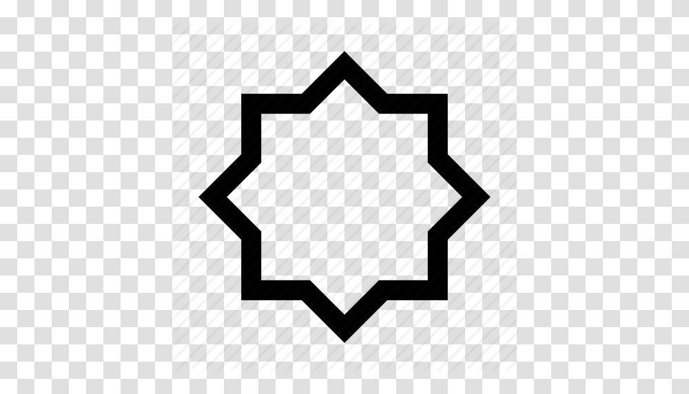 Abstract Arabesque Geometric Islamic Ornament Shape Star Icon, Piano, Star Symbol, Logo Transparent Png