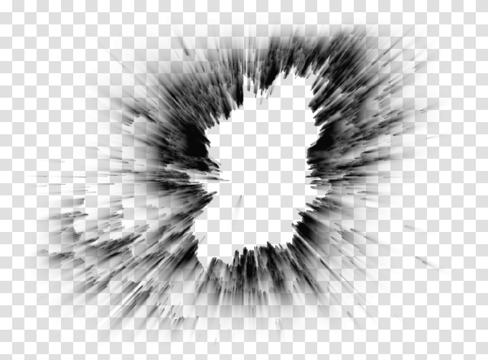 Abstract Background Pattern Black Hole Portal Monochrome, Bird, Animal, Flower, Plant Transparent Png