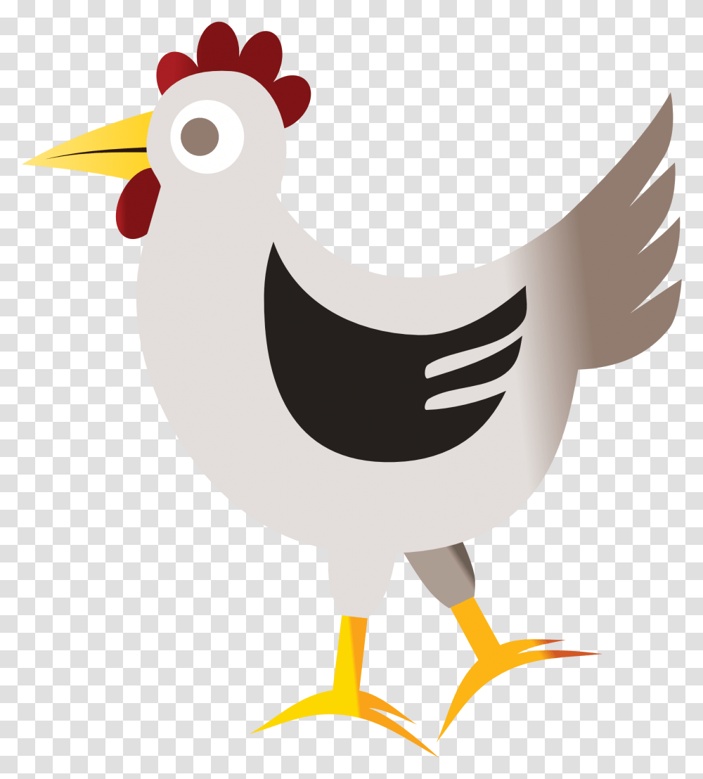 Abstract Bird Chicken 3 555px Background Cartoon Chicken, Animal, Fowl, Poultry, Hen Transparent Png