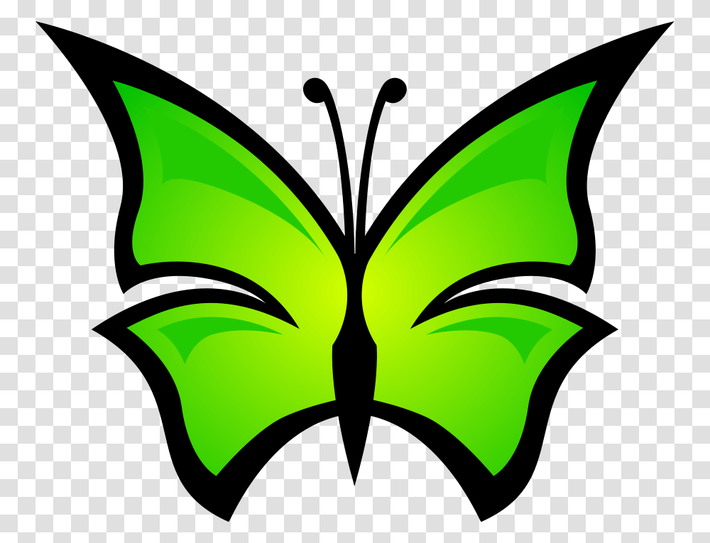 Abstract Butterfly Clip Arts For Web, Green, Light, Logo Transparent Png