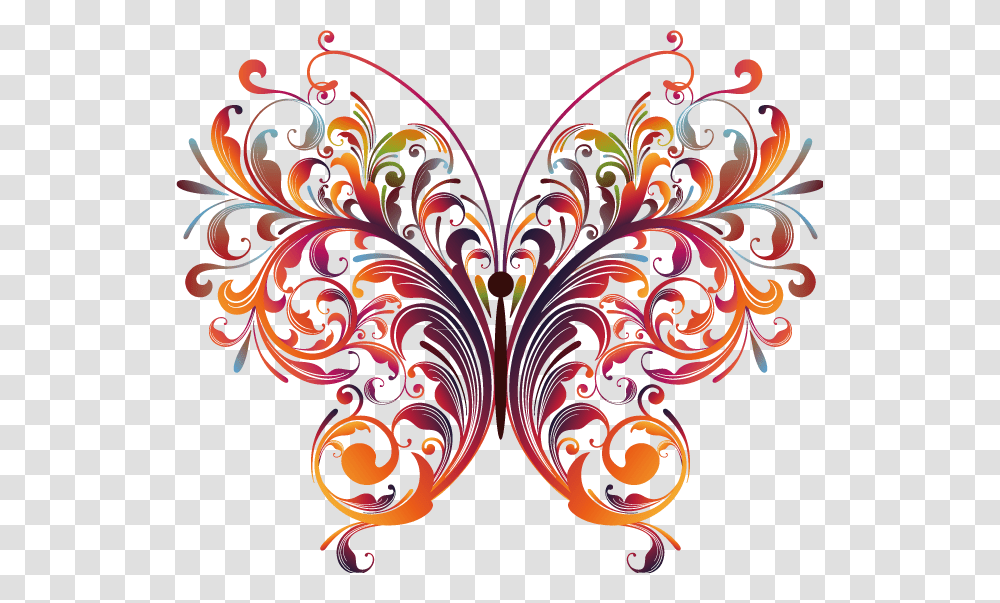 Abstract Butterfly, Pattern, Floral Design Transparent Png