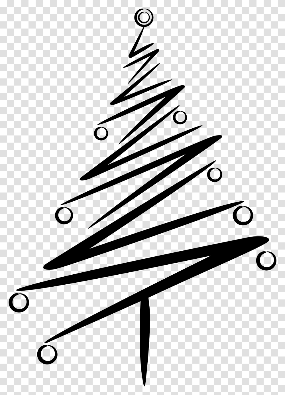 Abstract Christmas Tree Clip Arts Abstract Christmas Tree Clipart Black And White, Gray, World Of Warcraft Transparent Png