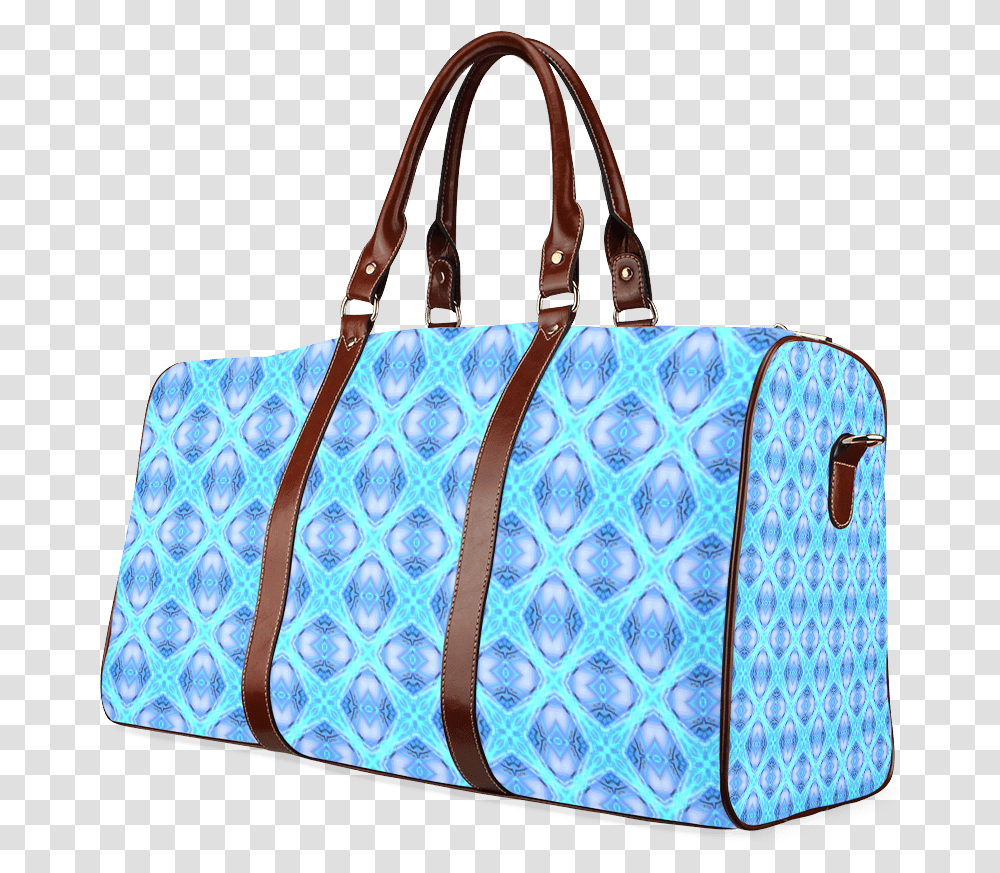 Abstract Circles Arches Lattice Aqua Blue Waterproof Harry Potter Travel Bag, Handbag, Accessories, Accessory, Purse Transparent Png