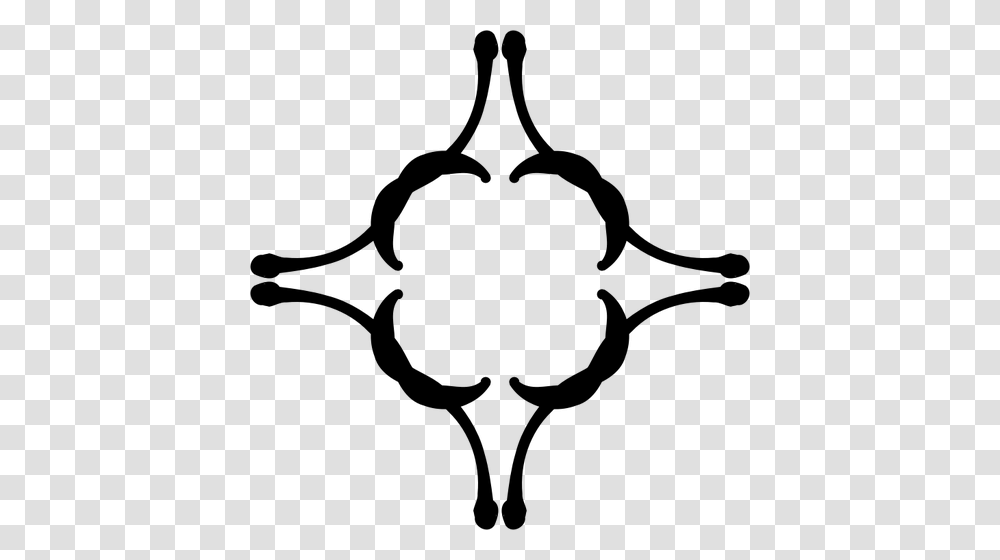 Abstract Cross Silhouette, Gray, World Of Warcraft Transparent Png