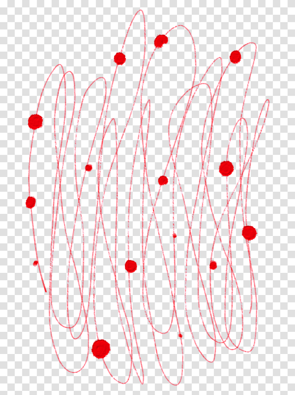 Abstract Decoration Lines Dots Red Texture Pencil Art, Pattern, Light, Alphabet, Fractal Transparent Png