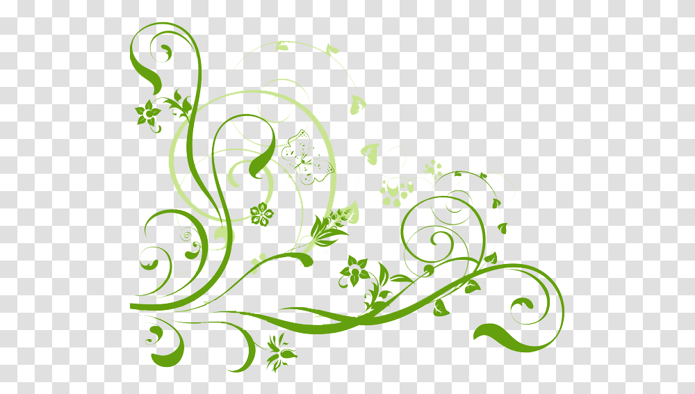 Abstract Design Green Background Simple Design, Floral Design, Pattern Transparent Png