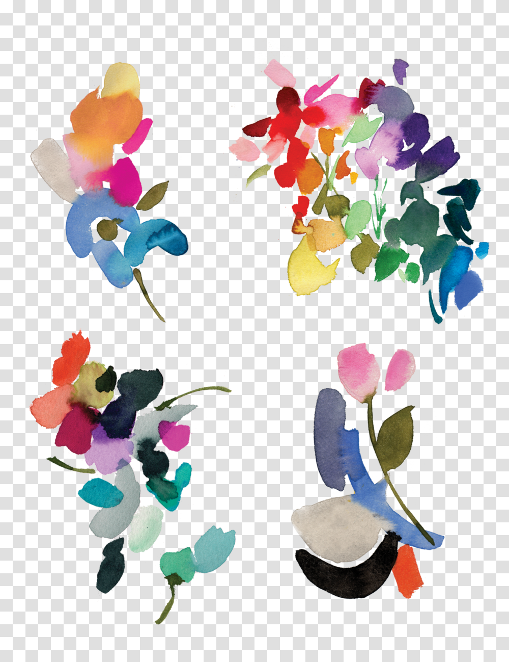 Abstract Designs Flowers, Floral Design, Pattern Transparent Png