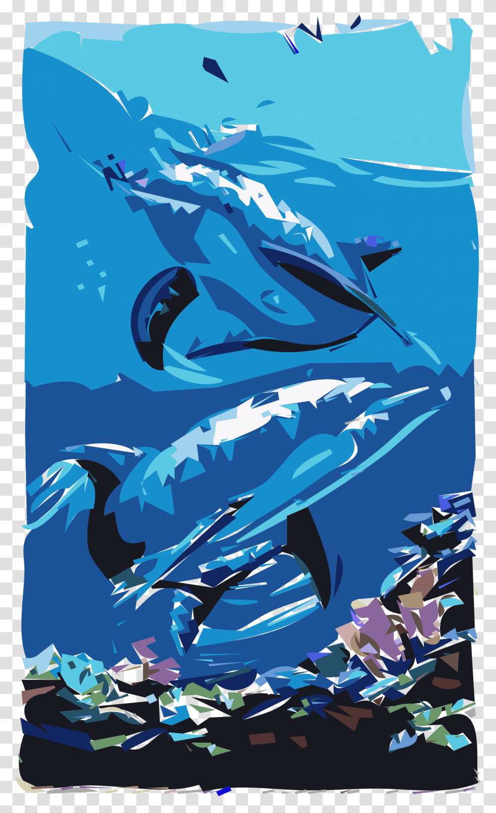 Abstract Dolphins Clip Arts Clip Art, Sea Life, Animal, Mammal, Poster Transparent Png
