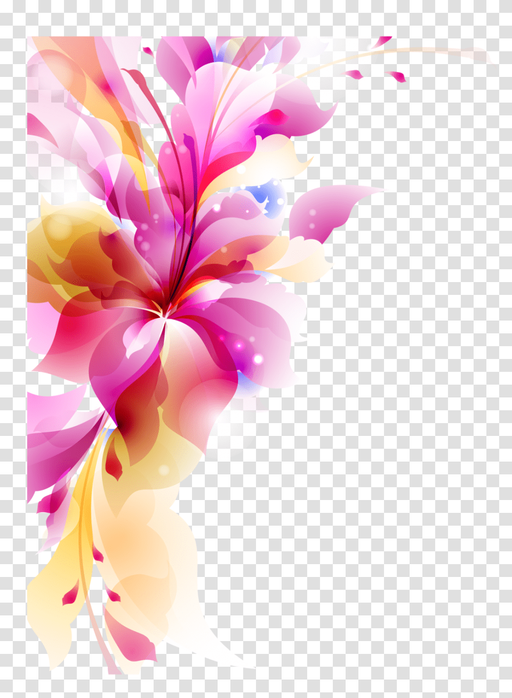 Abstract Flower 16421 Transparentpng Vector Flowers In, Plant, Blossom, Graphics, Art Transparent Png