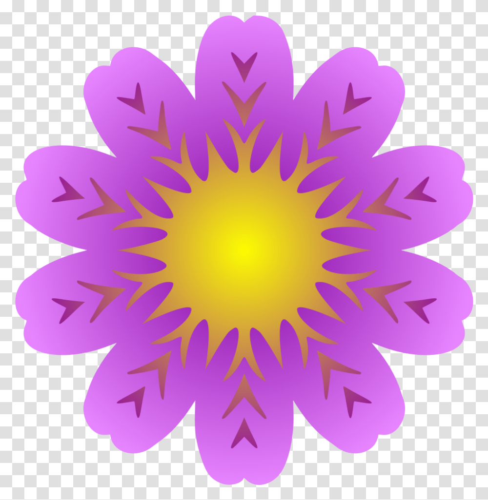 Abstract Flower 30 Facebook Logo In Flower, Purple, Plant, Blossom, Petal Transparent Png