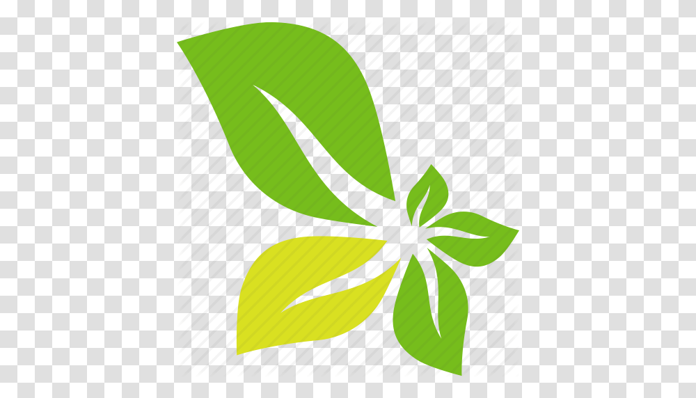 Abstract Flower Green Leaves Icon, Leaf, Plant, Floral Design, Pattern Transparent Png