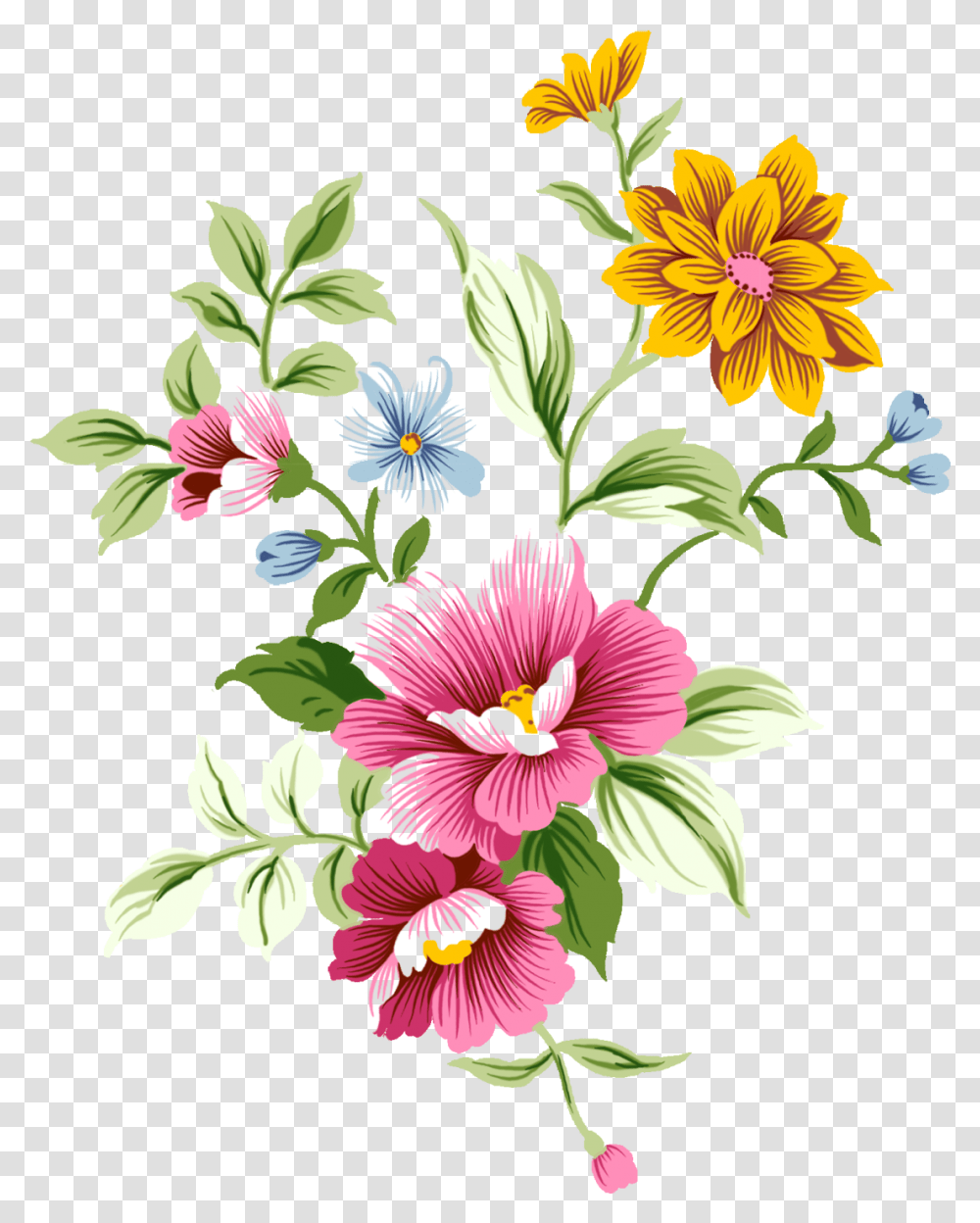 Abstract Flower Hand Painting Flowers, Floral Design, Pattern Transparent Png