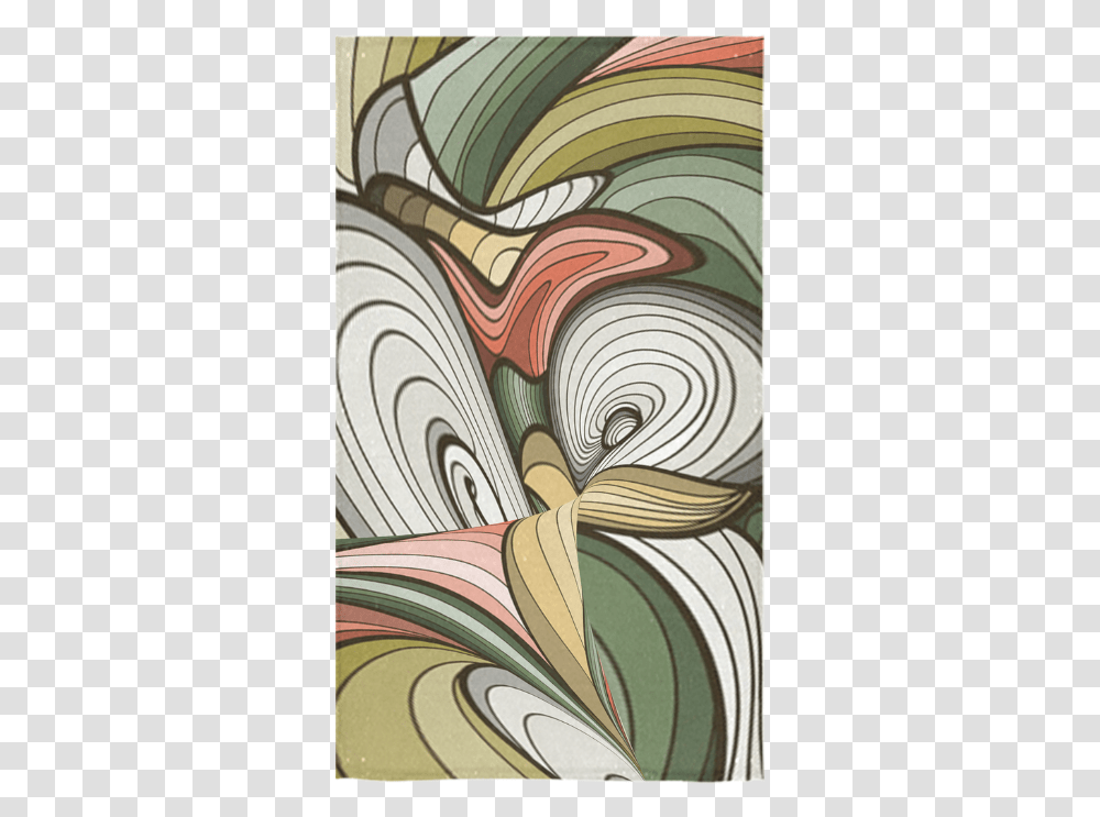 Abstract Flowers Custom Towel 16 X28 Modern Art, Doodle, Drawing, Floral Design Transparent Png