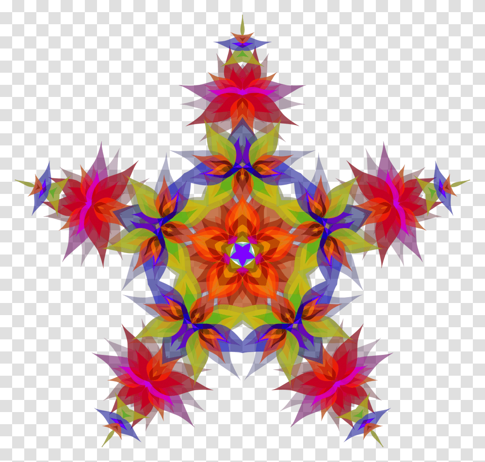 Abstract Flowers Star Clip Arts Portable Network Graphics, Ornament, Pattern, Fractal Transparent Png