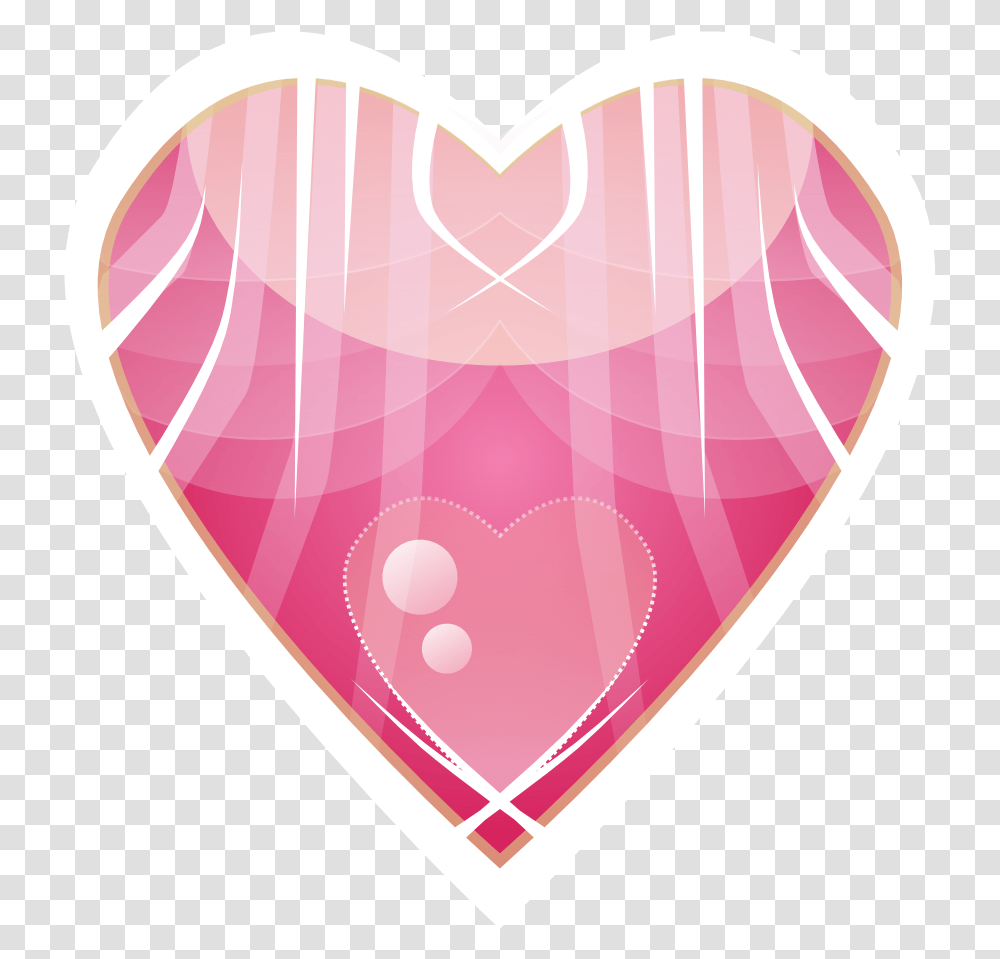Abstract Heart Pink Pink Abstract Logo, Plectrum, Rug, Balloon Transparent Png