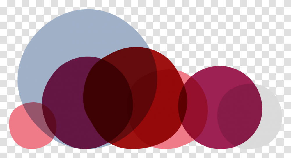 Abstract Illustration Formed Of Overlapping Shapes Circle, Balloon, Heart, Outdoors, Sunrise Transparent Png