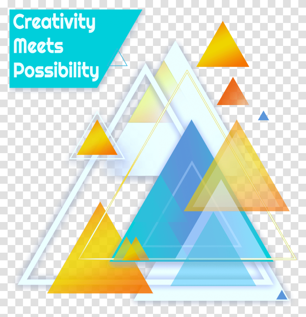 Abstract Illustration With Triangles Triangle Transparent Png