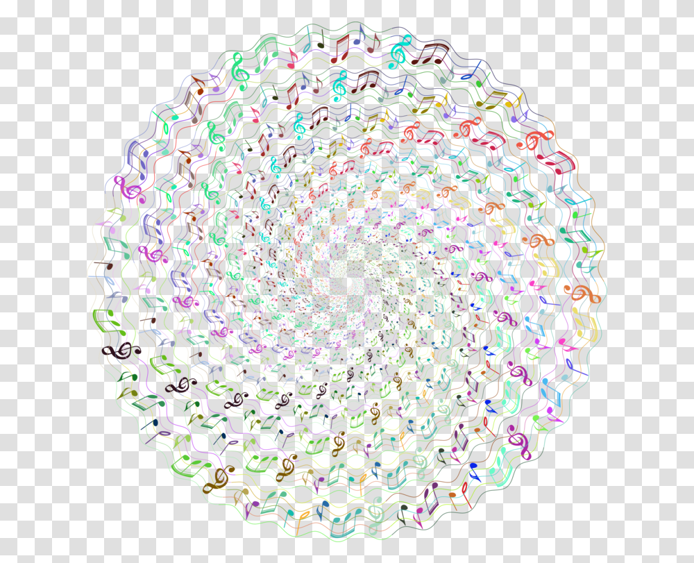 Abstract Line Art 4 Image Music Notes Circle, Rug, Spiral, Coil, Pattern Transparent Png