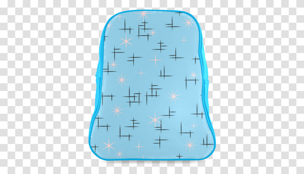 Abstract Lines And Pink Stars On Baby Blue Retro School Illustration, Rug, Pattern Transparent Png