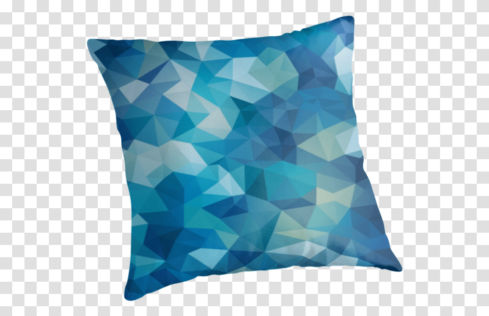 Abstract Modern Polygon Pattern With A Light Touch Cushion, Pillow, Rug Transparent Png