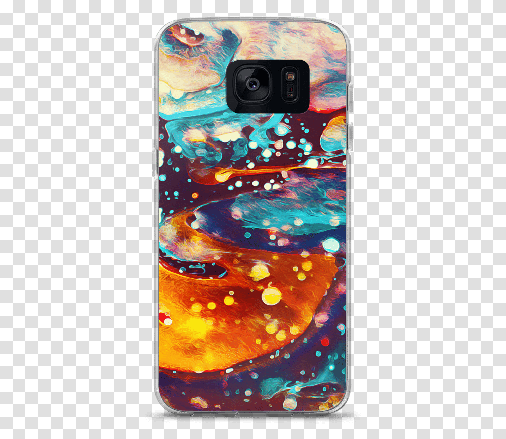Abstract Painting Samsung Case Shirt, Phone, Electronics, Mobile Phone, Cell Phone Transparent Png