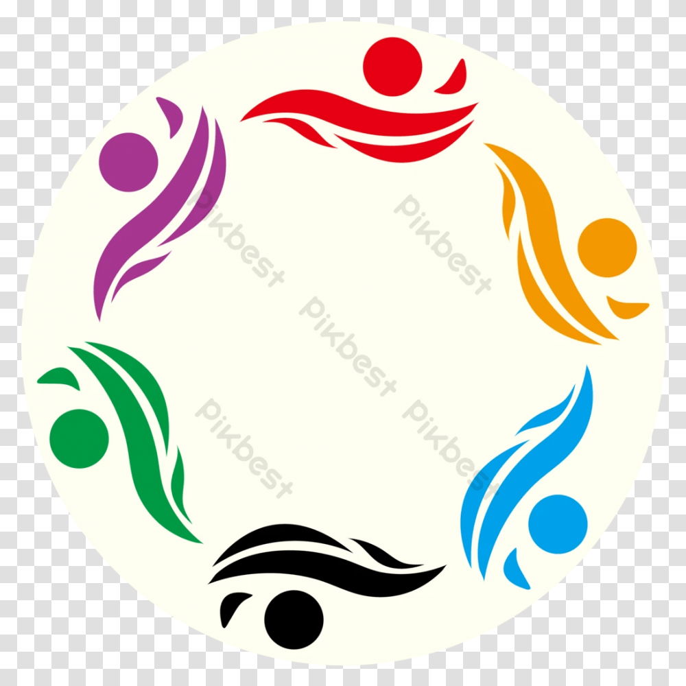 Abstract People Avatar Logo Ai Free Download Pikbest Dot, Symbol, Text, Badge, Ball Transparent Png