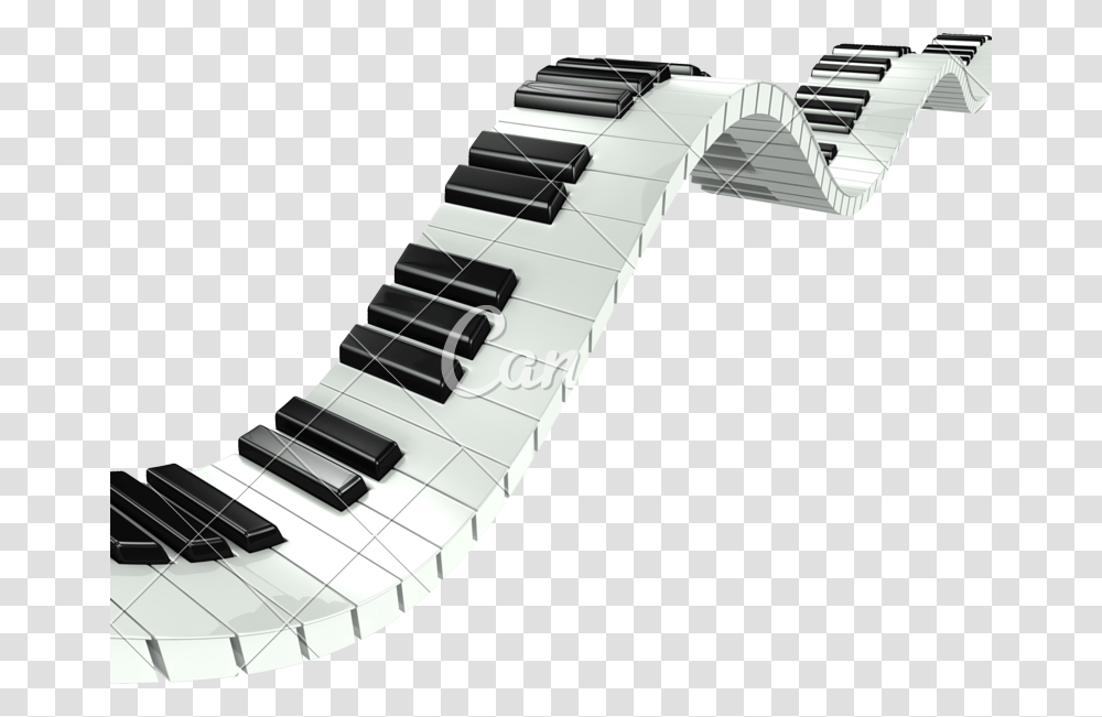 Abstract Piano Keys Wavy Piano Keys, Electronics, Staircase, Keyboard, Leisure Activities Transparent Png