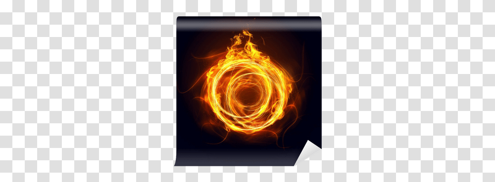 Abstract Ring Of Fire Wall Mural • Pixers We Live To Change Ild Ring, Bonfire, Flame, Pattern, Person Transparent Png