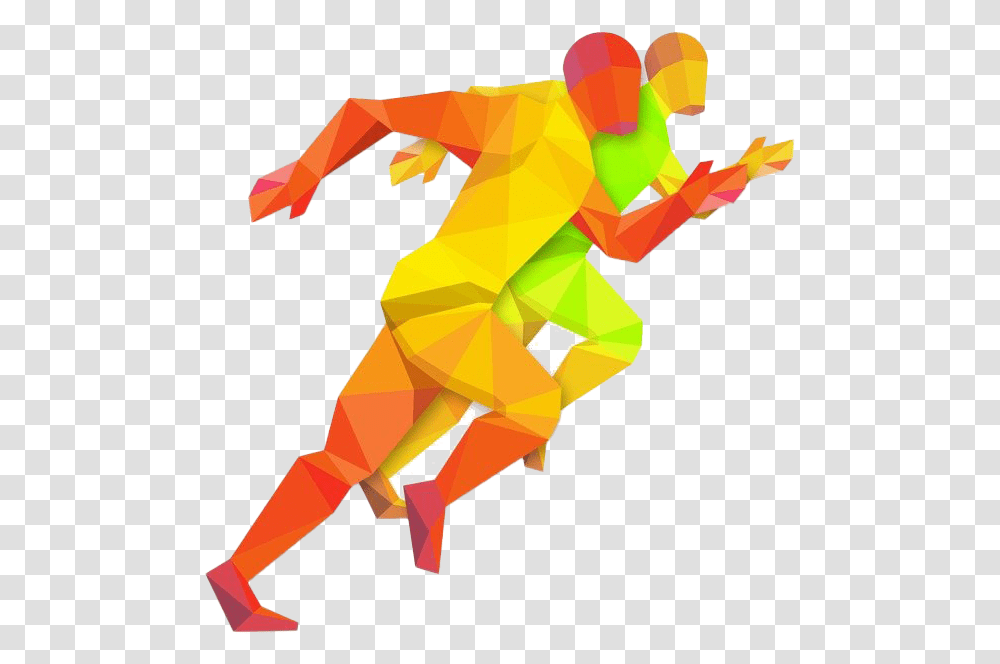 Abstract Running Clipart Background Silhouette, Costume, Statue Transparent Png