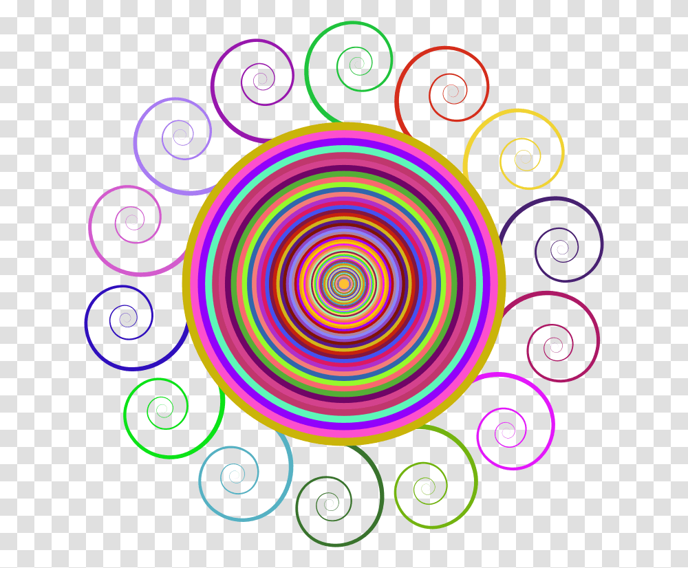 Abstract Spiral Circle American Crew Fiber, Pattern, Fractal, Ornament Transparent Png