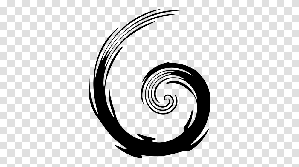 Abstract Swirl From The Center Vector Clip Art, Gray, World Of Warcraft Transparent Png