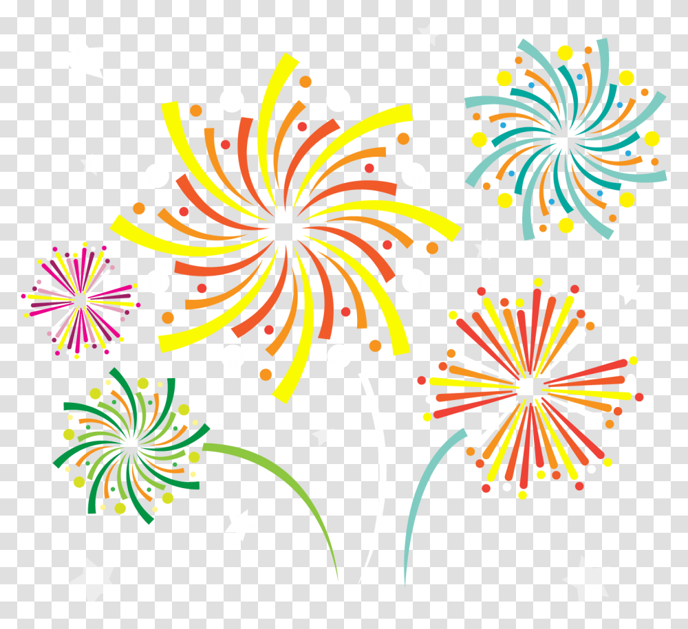 Abstract Vector Fireworks Fireworks Pics Vector, Floral Design, Pattern Transparent Png