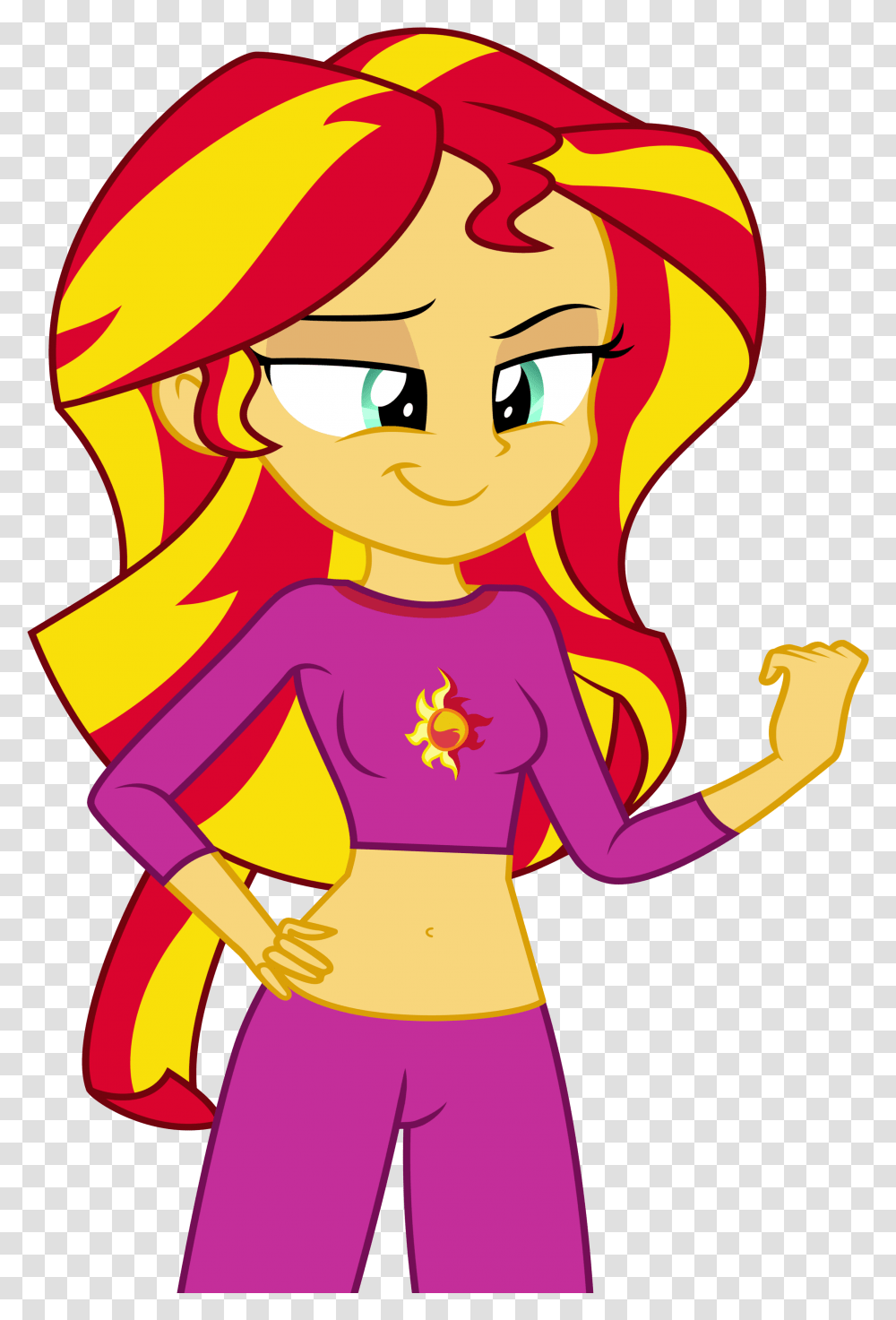 Absurd Res Artist Discorded Ponyalfonso Belly Mlp Sunset Shimmer Belly, Face, Drawing, Female Transparent Png