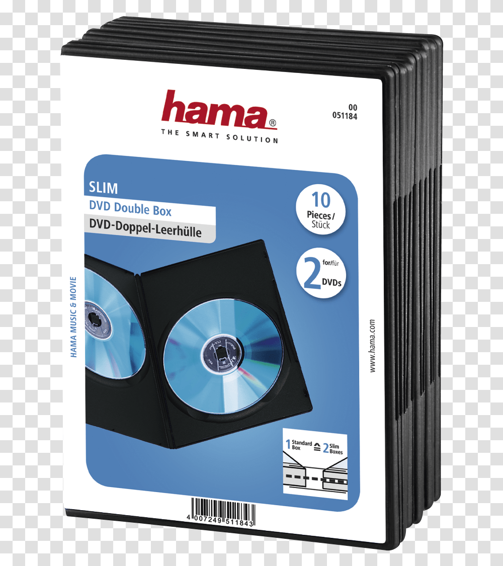 Abx High Res Image Hama H Jewel Case, Disk, Dvd Transparent Png