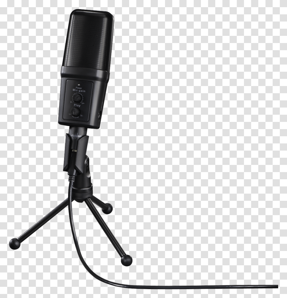 Abx High Res Image Hama Urage Xstr3am Revolution, Electrical Device, Microphone, Tripod Transparent Png