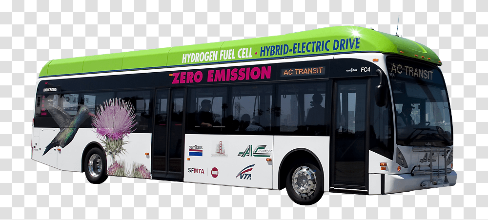 Ac Bus Zero Emission Ac Transit, Vehicle, Transportation, Person, Human Transparent Png